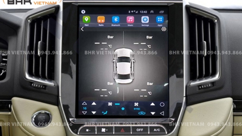 Màn hình DVD Android Tesla Toyota Land Cruiser 2016 - 2020